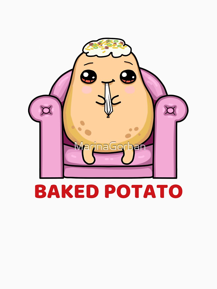 Happy Baked Potato - Food Pun by ViewerEqualsPhoton