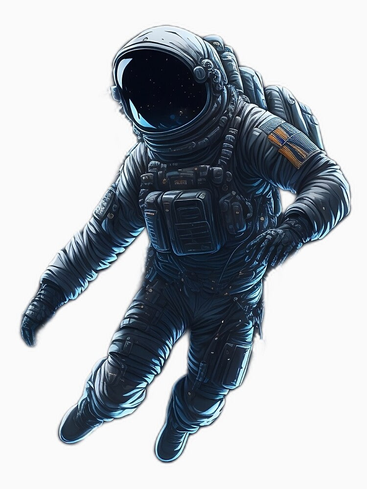 Cartoon Style Astronaut by hassanjnoub