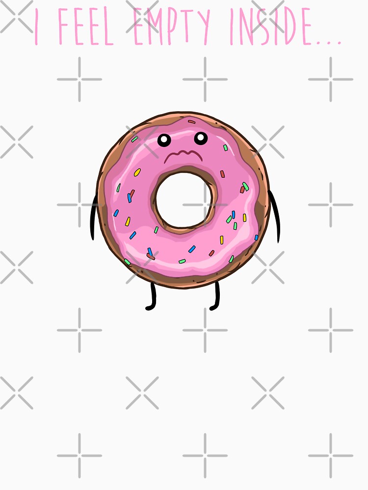 I feel empty inside - Donut by Drawingvild
