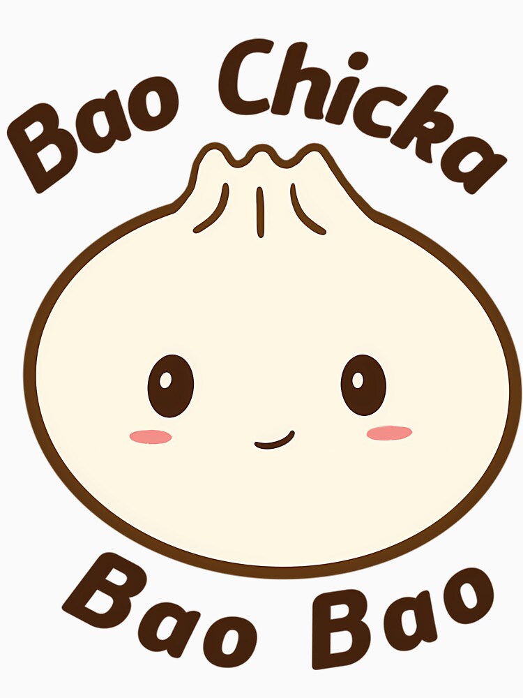 Boo Chicka Bao Food Pun by helvylotton734