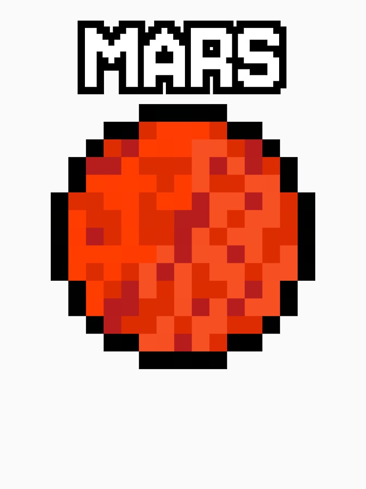 Pixel Art Mars by E-engineering