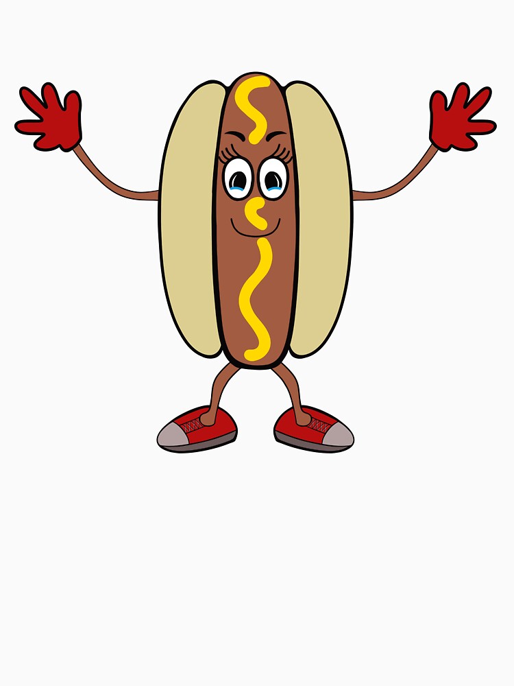 Funny Hot Dog Baseball Game by Sartoris Art