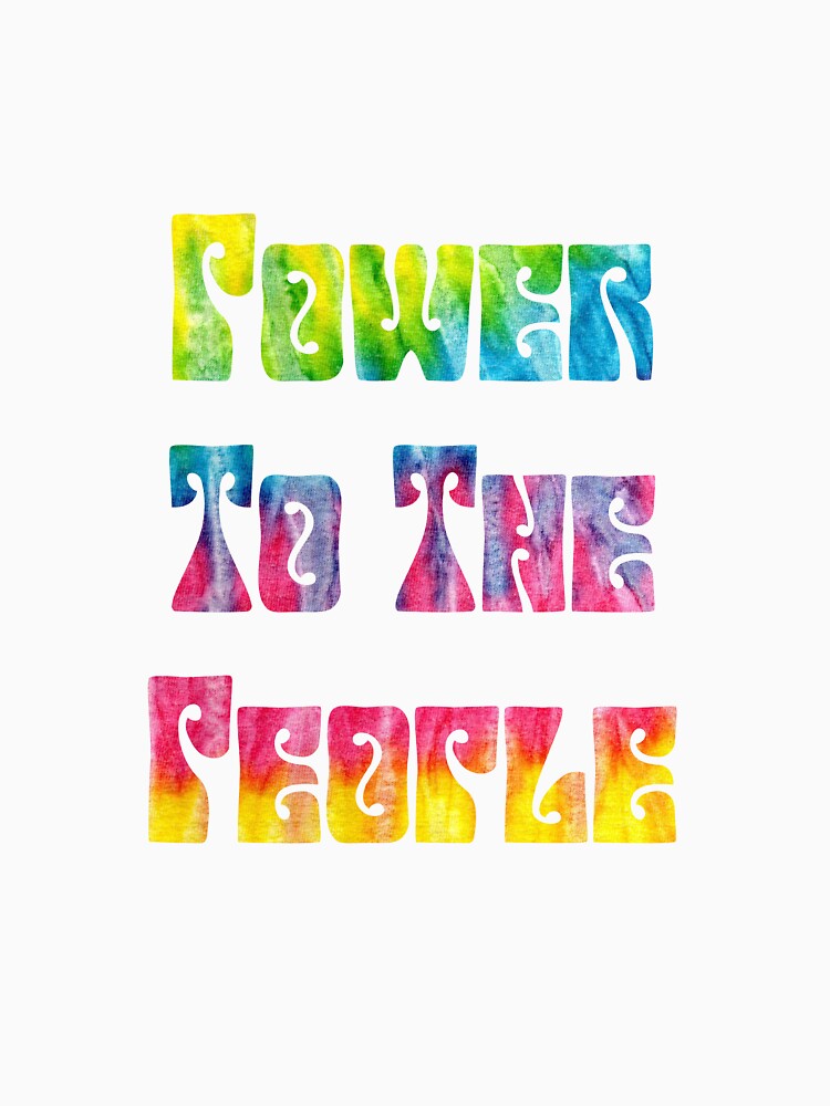 Hippie Talk - Power To The People by Coastal-Designs
