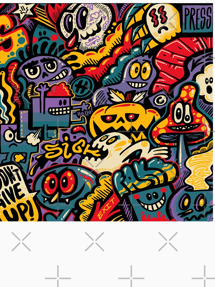 Halloween Scary cartoon by YoshiArtDesign