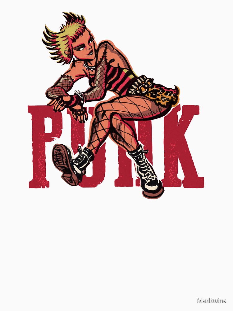 Pink Punk Girl fishnet stockings and dr Martens boots by Madtwins