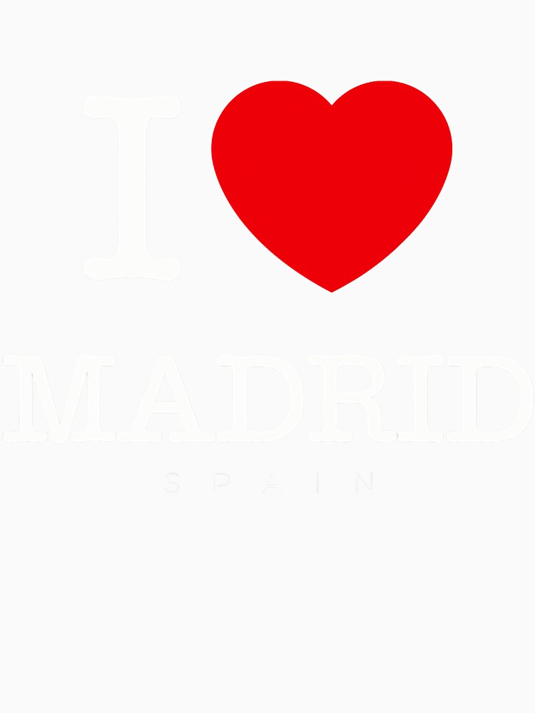 I Love Madrid Spain Novelty Graphic by AmeliaDahnay