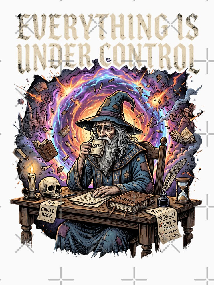 Everything is under control | Wizard | Fantasy | Work Humor by SoundStyleShop