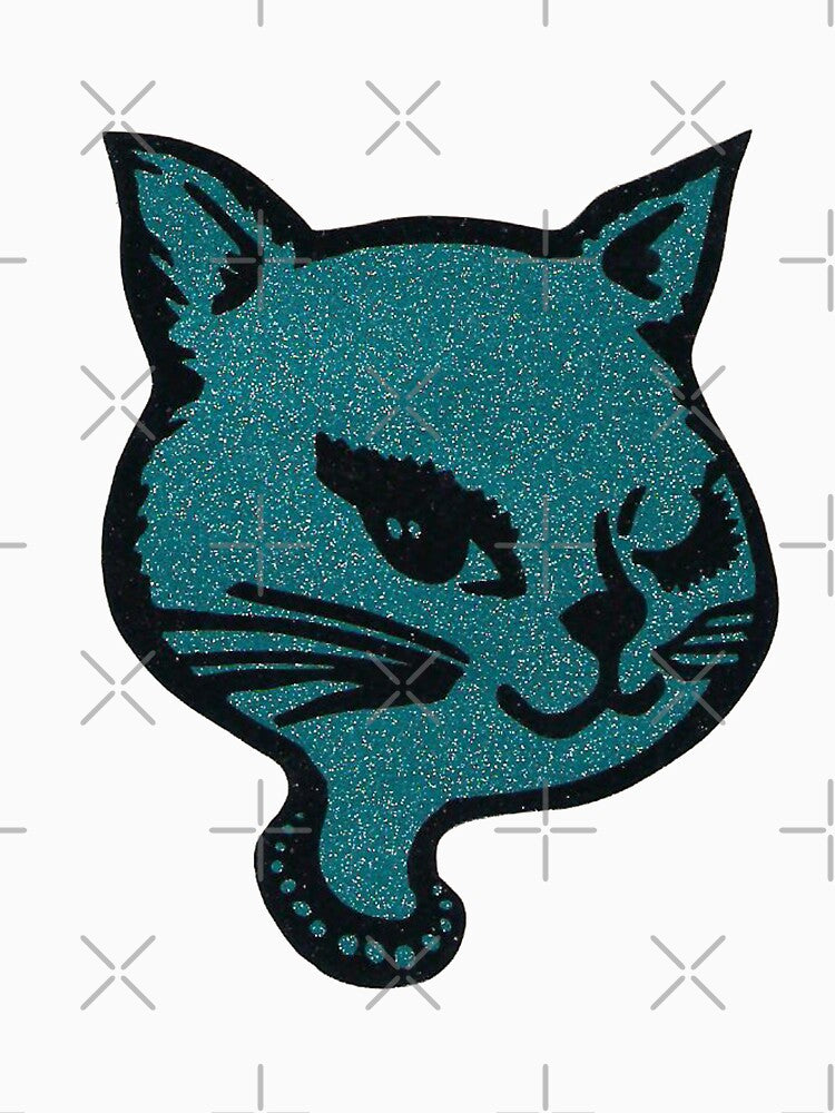 Blue Winking Cat by MohrCreations