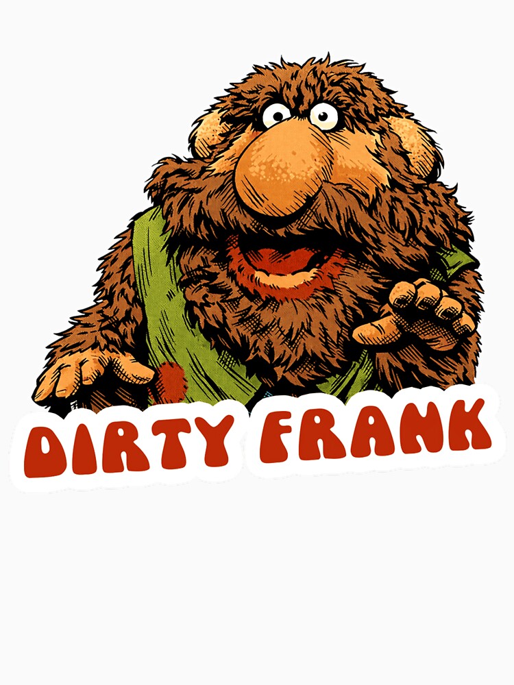 Dirty Frank Character Cartoon Vintage Graphic Design by MarcelaR12