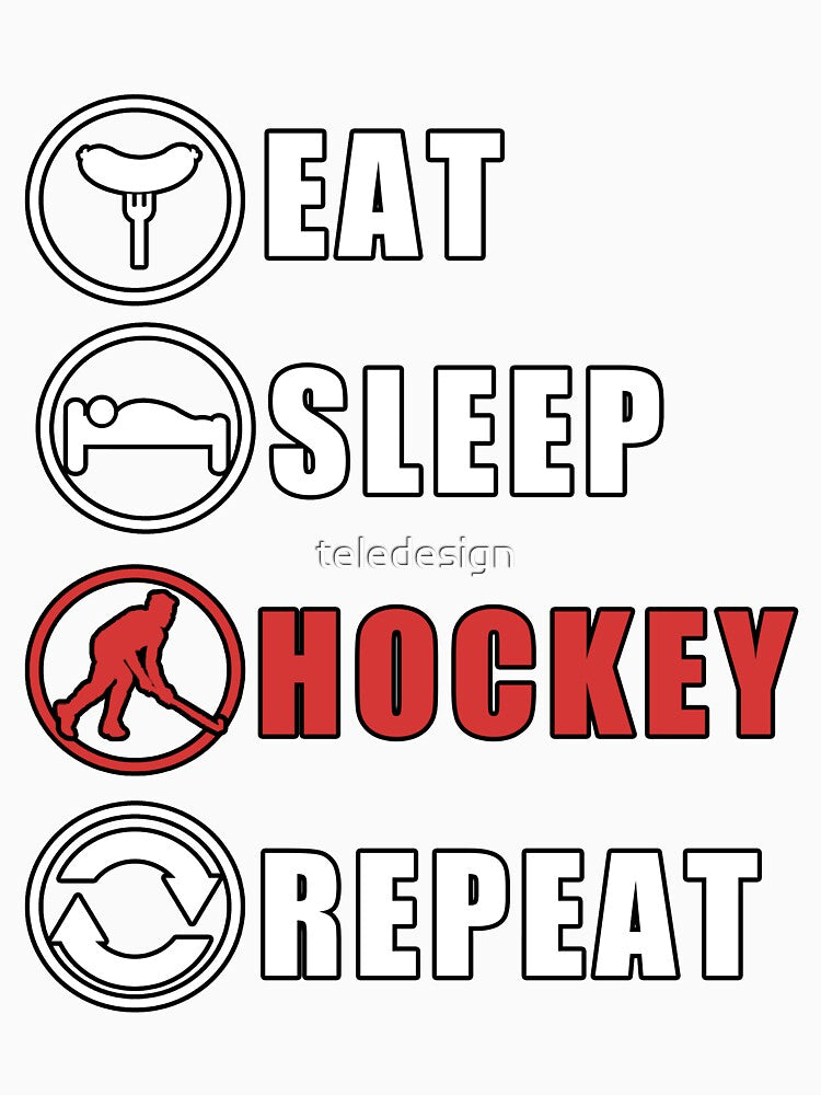 Copy of Eat Sleep Hockey Repeat by teledesign