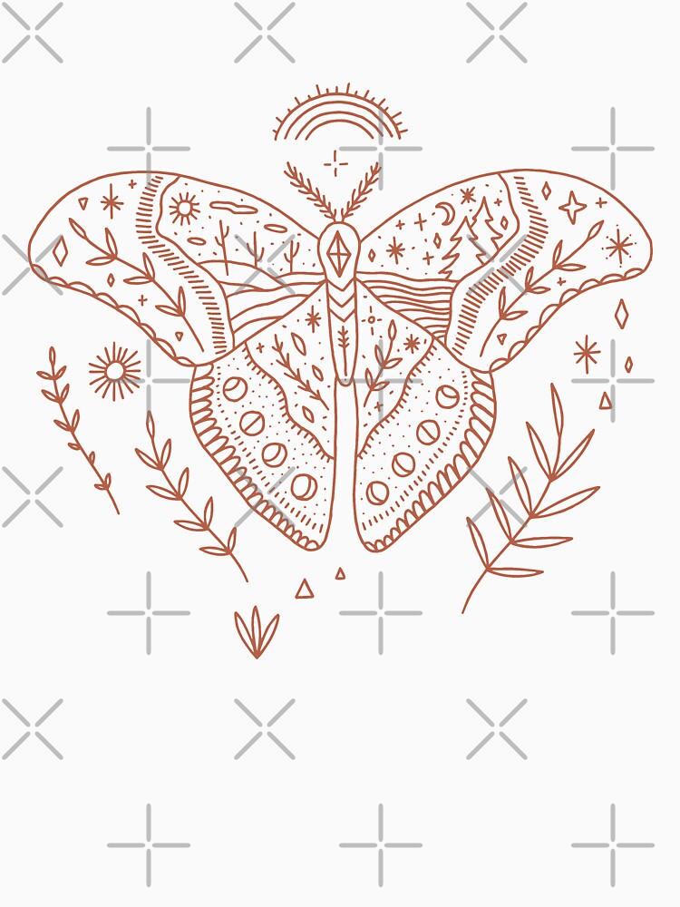 Boho Mystical Butterfly by Sadhana Design Studio