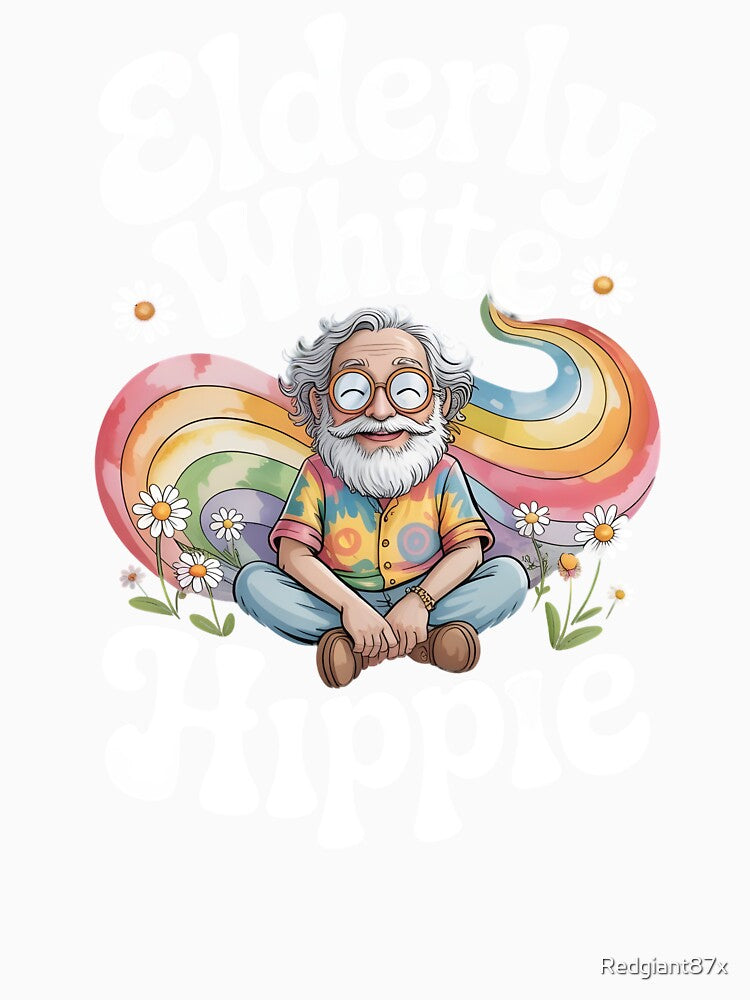 Elderly White Hippie by Redgiant87x