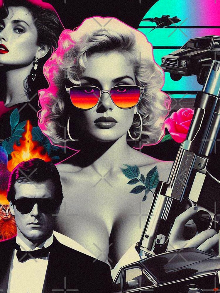 80s Retrowave Woman by PulpVintage