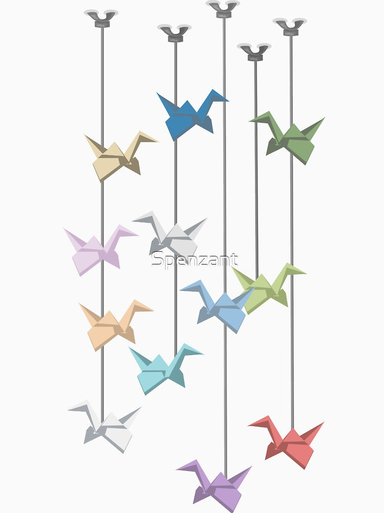 Paper Cranes by Spenzant