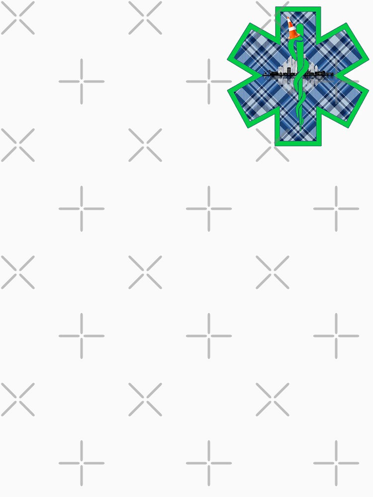 Copy of Tartan Army x Miami EMS Miami Skyline Traffic Cone by BerlinerKatzen