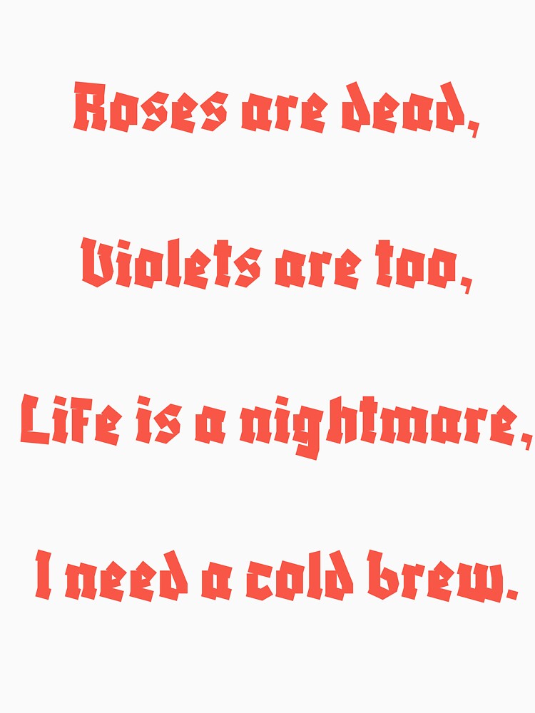Roses are Dead by Hook, Yarn & Anchor