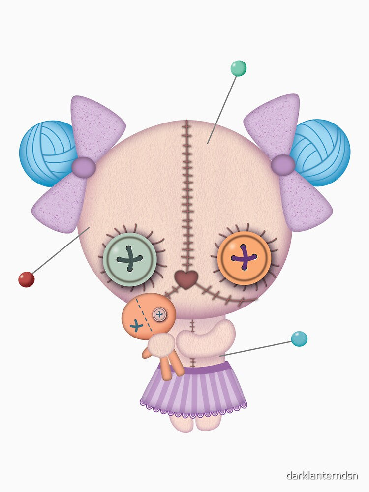 Pastel Goth Voodoo Girl Doll by darklanterndsn