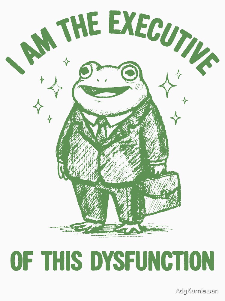 Executive of this Dysfunction Retro Frog Mascot by AdyKurniawan