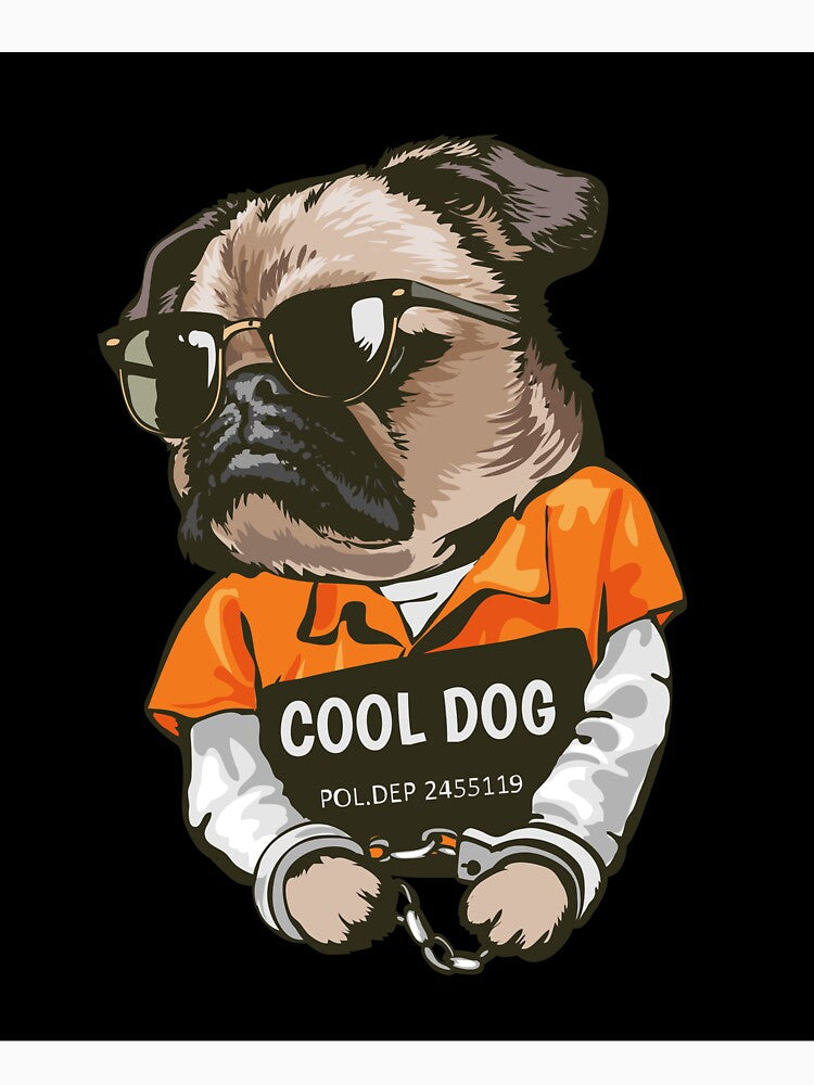 cool dog t-shirt by satya881