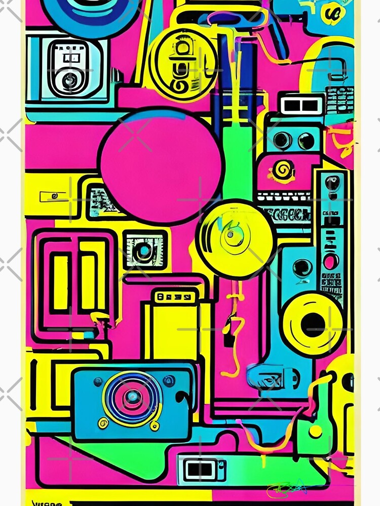 80’s Pop Art Vibes 14 by Benito Del Ray