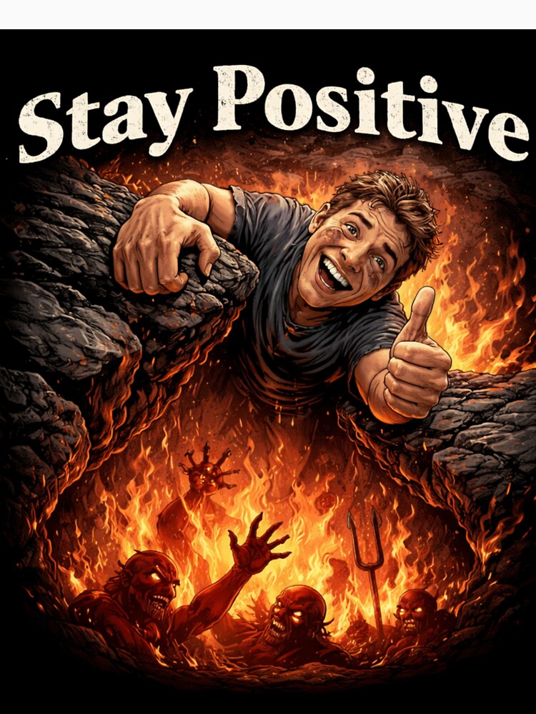 Stay Positive in Hell by Icy-Touch