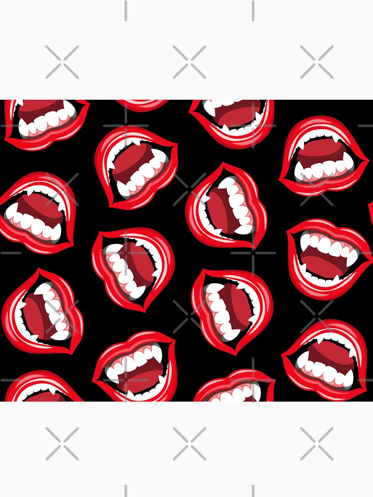 vampire teeth - black by littlearrow