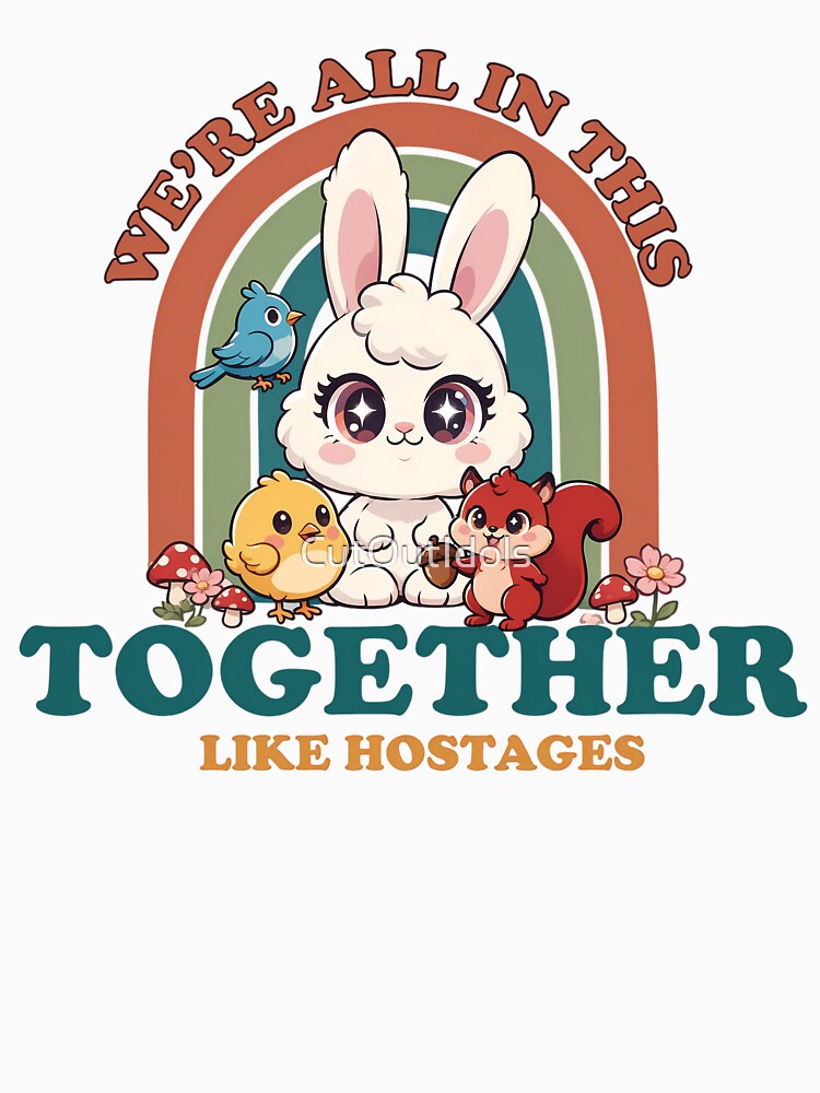 We’re All in This Together Like Hostages - Funny Dark Humor by CutOutIdols