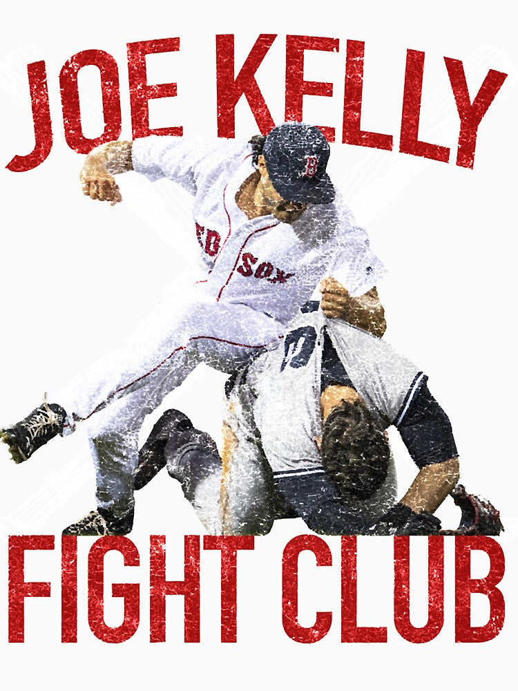 Vintage Joe Kelly Fight Boston Baseball Club Relaxed Fit by sophieashtynzh