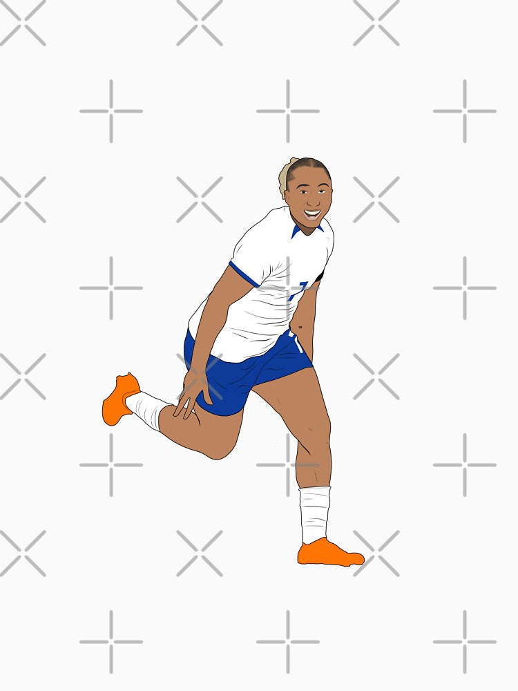 Lauren James England Women's Football Minimalist by Hevding
