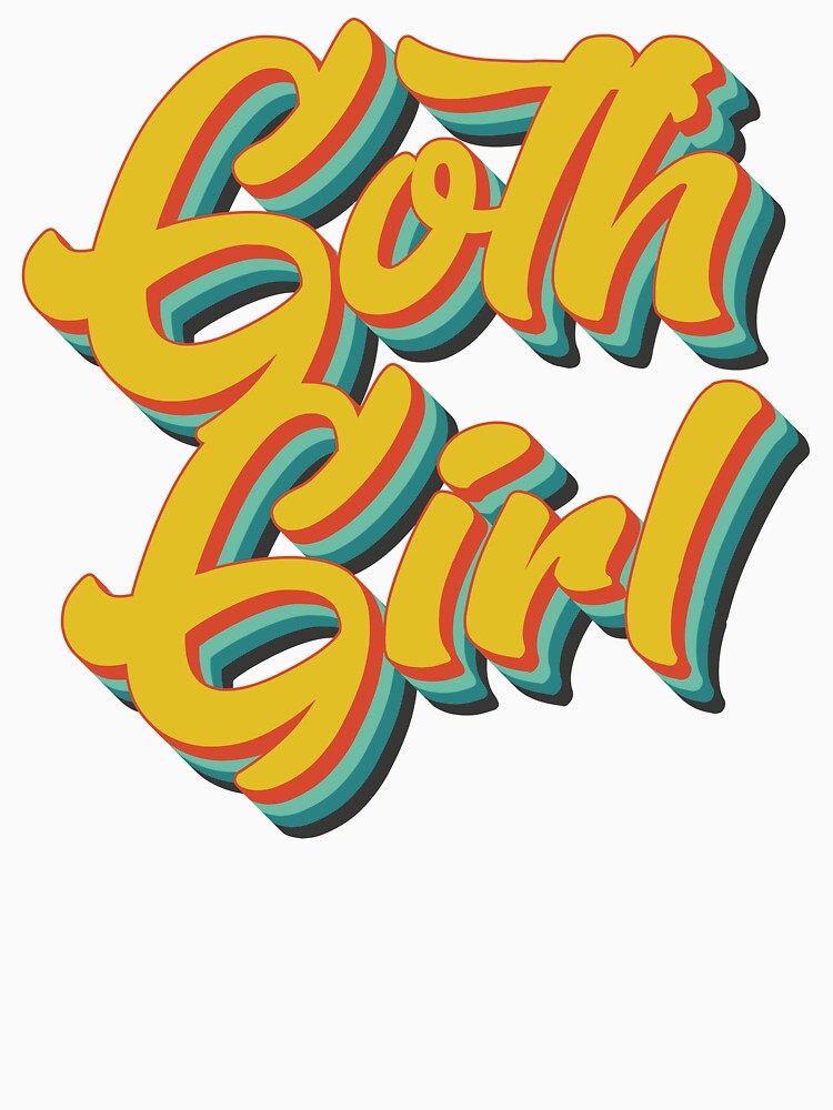Goth Girl (funny/ironic) by Texterns