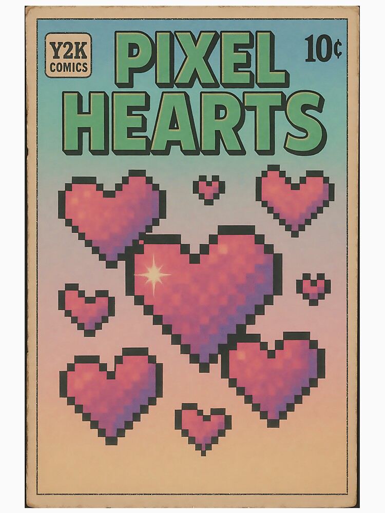 Y2K: Pixel Hearts by bapupa