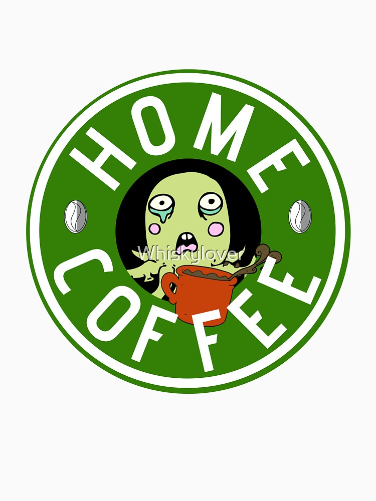 Coffee at home, fun t-shirts for women and men gift idea coffee mug by Whiskylover