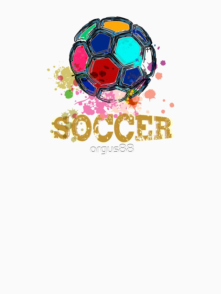 Color full Grunge Soccer Ball. by orgus88
