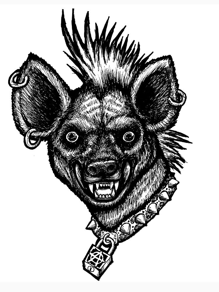 REALISTIC MOTHERED HIENA PUNK by LICANTROS