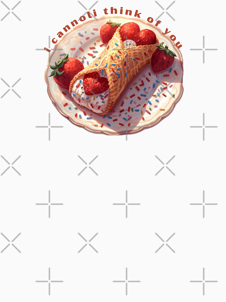 I Cannoli Think Of You - Cute Pun | TeeHee Puns Funny Design by TeeHee Puns