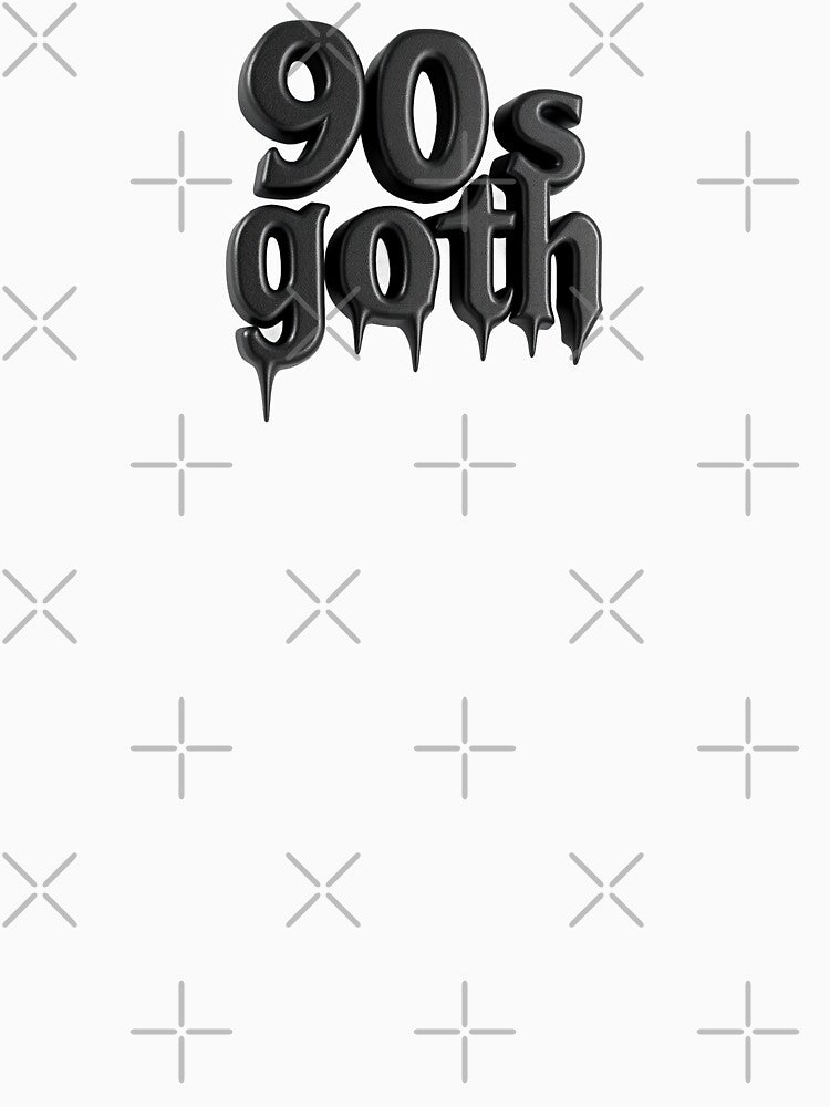 90s Goth, Dark 3D Font, Spooky by Burn-Ego