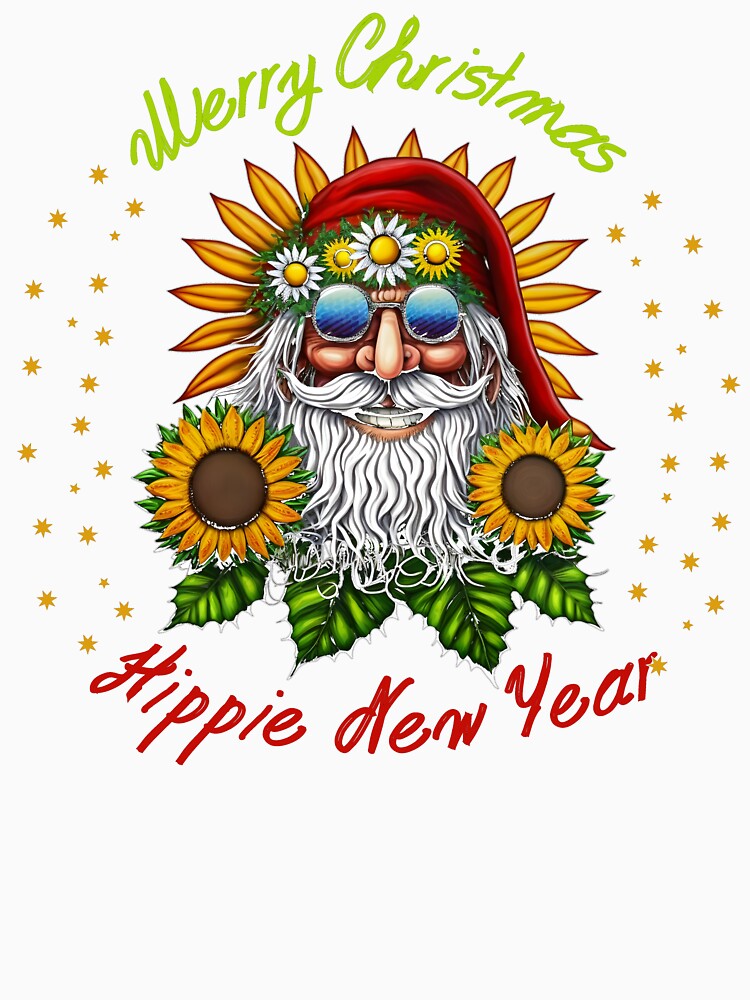 Merry Christmas and Hippie New Year by SeledineArt