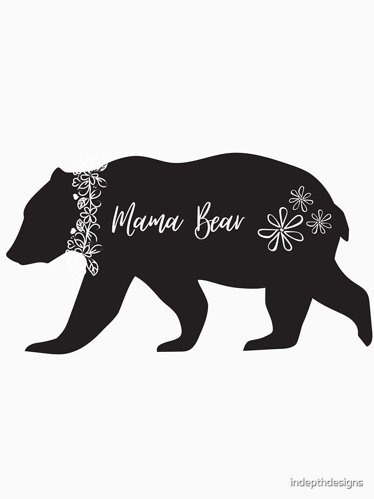 Modern Boho Mama Bear by indepthdesigns