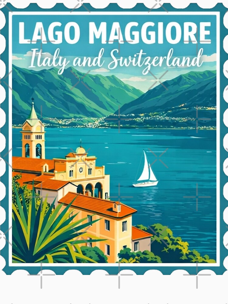 Lago Maggiore Lake - Travel Art by clintang