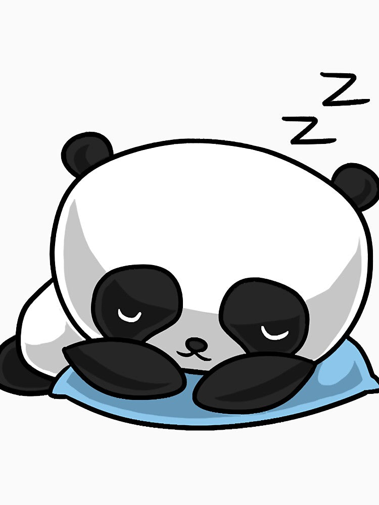 Kawaii panda sleeping by mero217