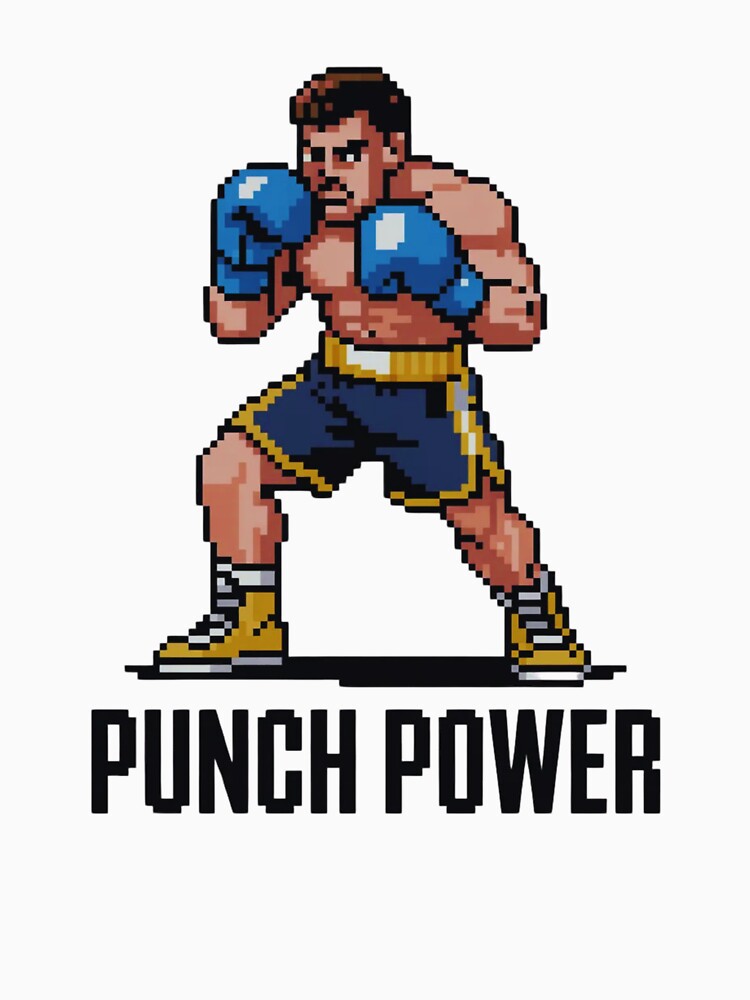 8-Bit Retro Arcade Pixel Boxer Combo Power by 8bit Revival Shop