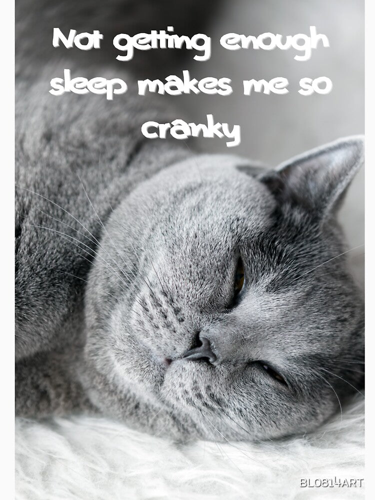 Not getting enough sleep makes me so cranky by BL0814ART
