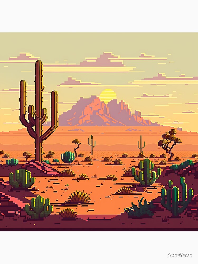 Desert Pixel Art by AxeWave