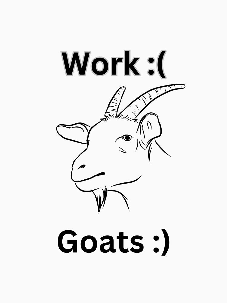 Funny goat t shirt by Wyokid