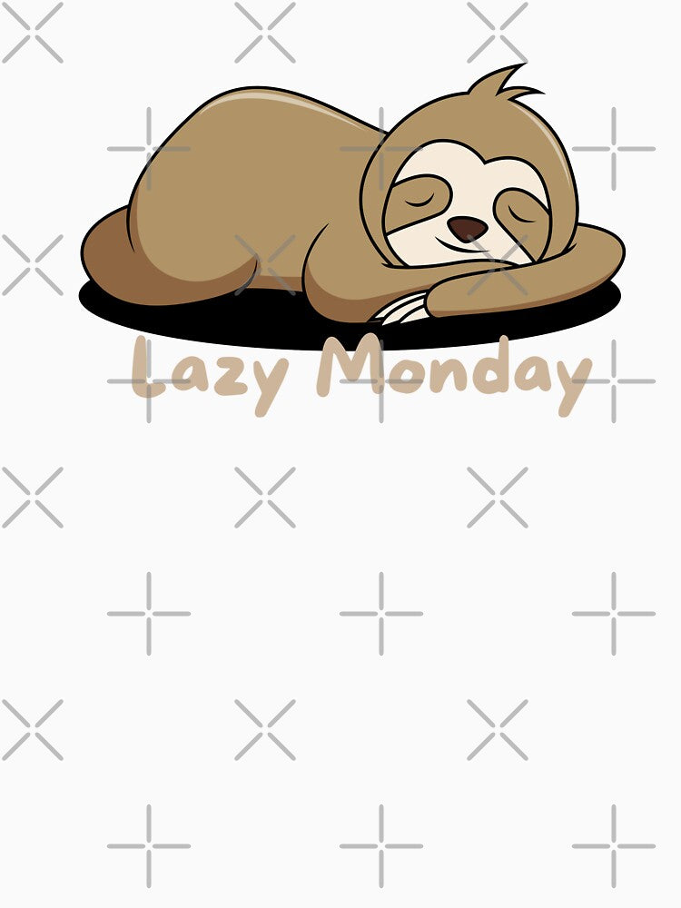 Cute Sloth Lazy Monday by Artistusha
