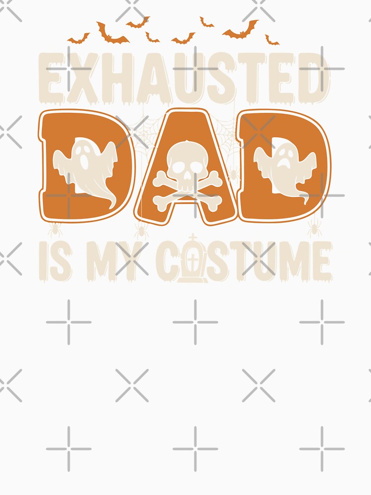 Exhausted Dad Halloween Costume Funny Tired Father Joke by alenaz