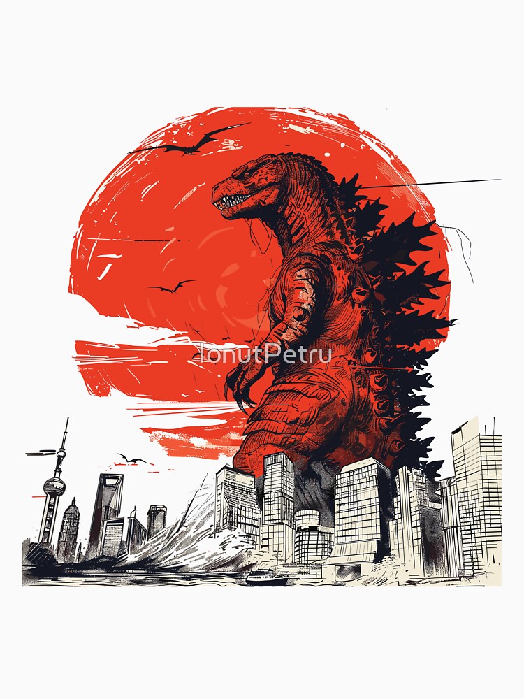 Godzilla Cityscape by Petru&Myself