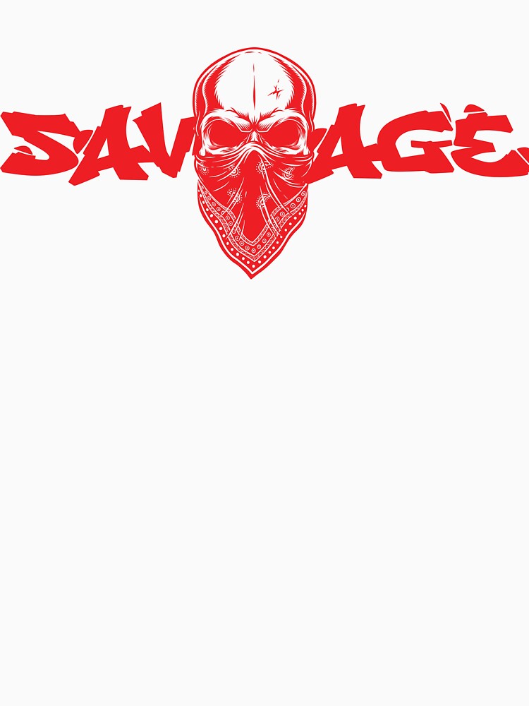 Savage Skull Streetwear by sweetdrawsart