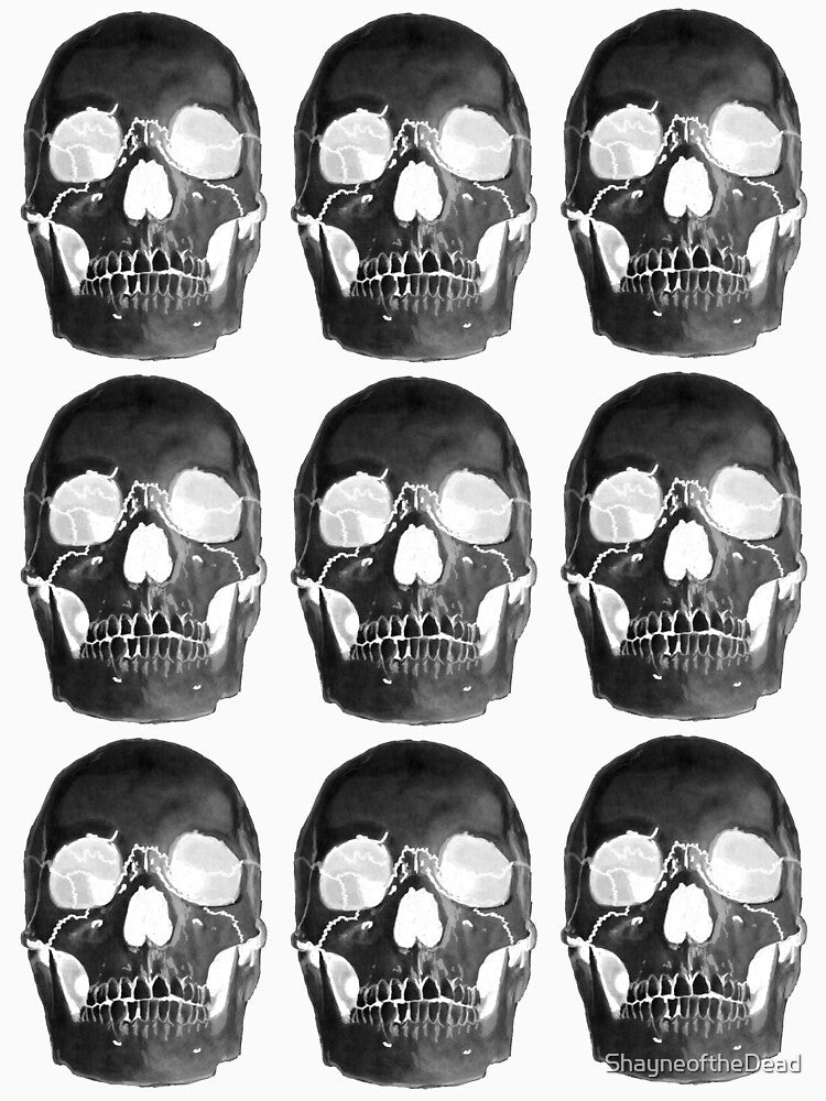 Negative Skull Grid by ShayneoftheDead