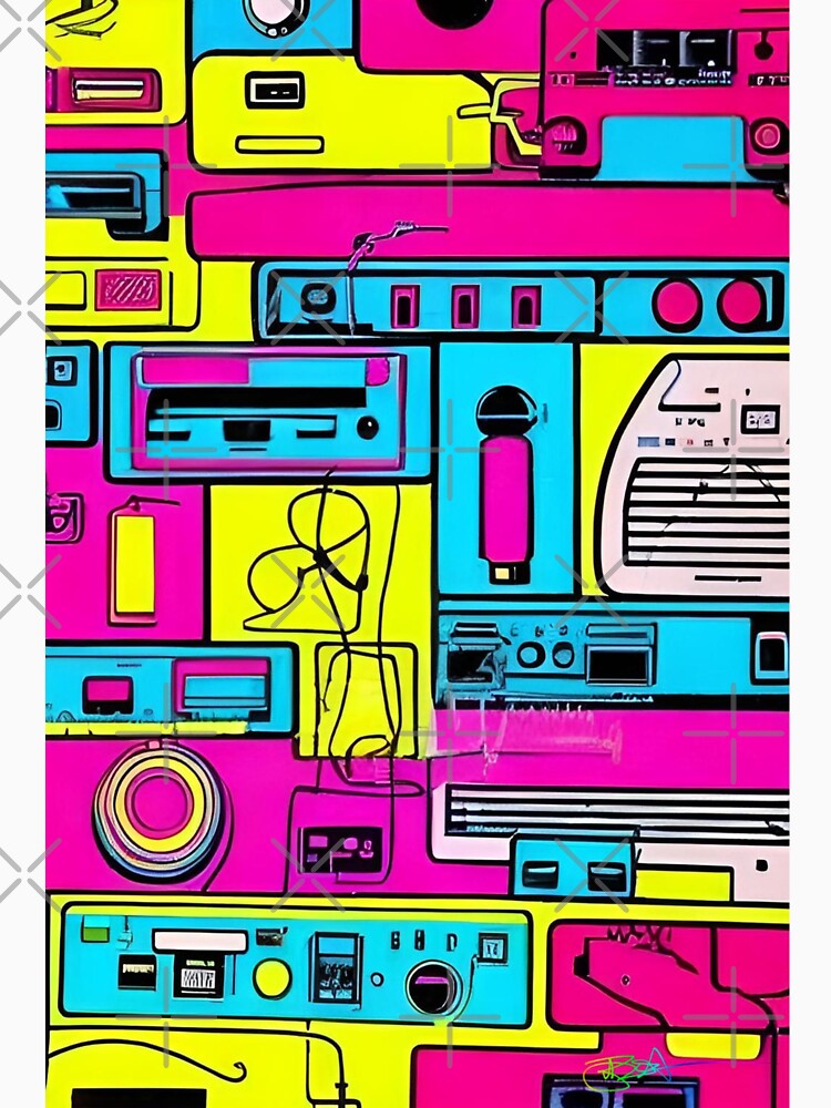 80’s Pop Art Vibes 103 by Benito Del Ray